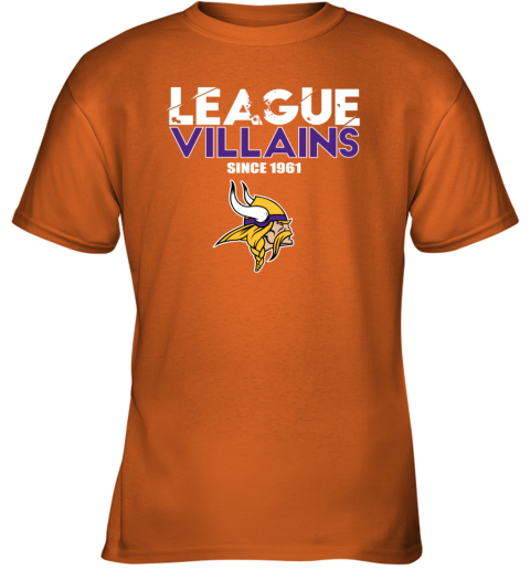 NFL League Villains Since 1961 Minnesota Vikings Youth T-Shirt - Rookbrand