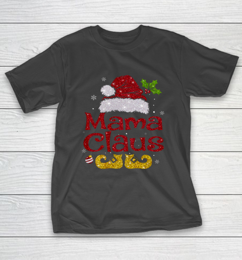 Funny Santa Mama Claus Christmas Matching Family Group T-Shirt