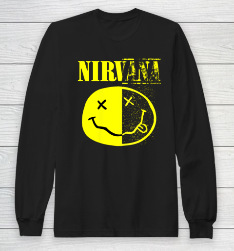 Nirvanas Smile Vintage Long Sleeve T-Shirt