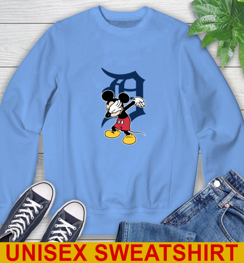 Detroit Tigers MLB Baseball Dabbing Mickey Disney Sports Sweatshirt 11