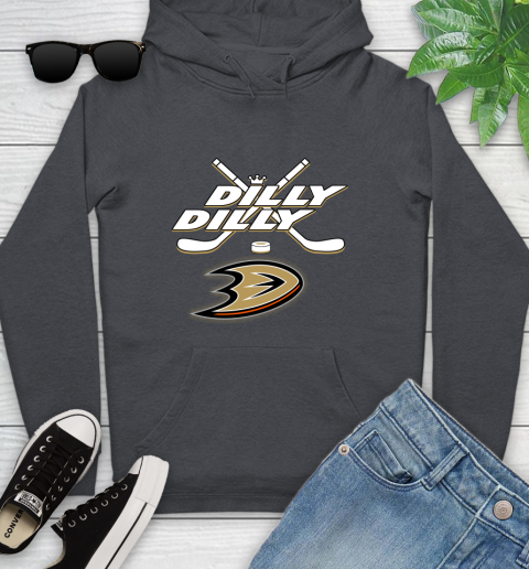 NHL Anaheim Ducks Dilly Dilly Hockey Sports Youth Hoodie 8