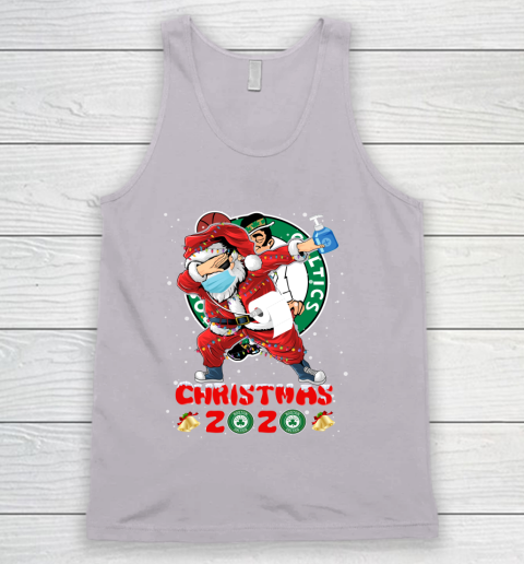 Boston Celtics Funny Santa Claus Dabbing Christmas 2020 NBA Tank Top 3
