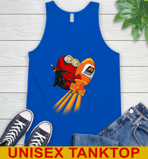 NBA Basketball Phoenix Suns Deadpool Minion Marvel Shirt Tank Top 4