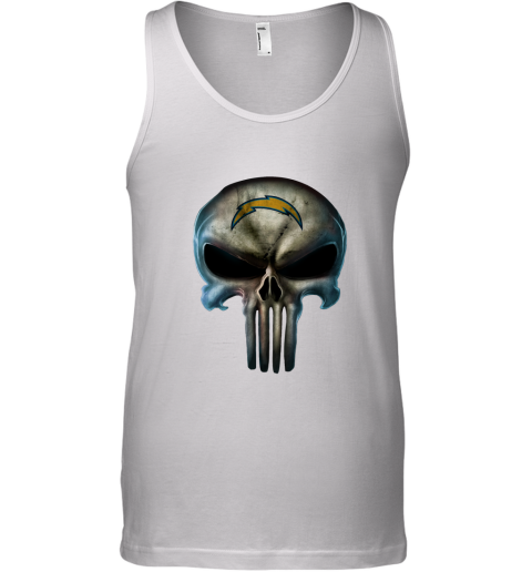 Los Angeles Chargers The Punisher Mashup Football Tank Top