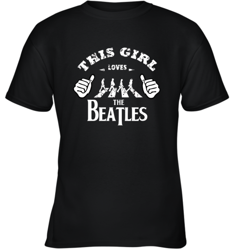 This Girl Loves The Beatles Youth T-Shirt
