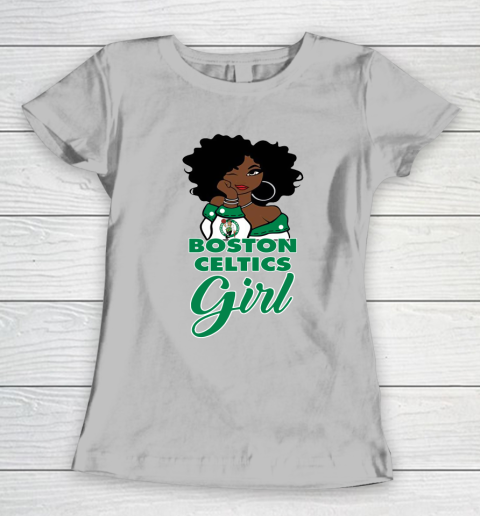 Boston Celtics Girl NBA Women's T-Shirt 6