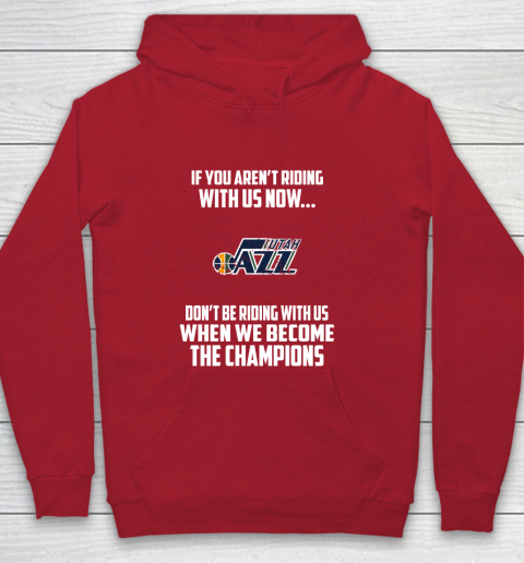 NBA Utah Jazz Basketball We Become The Champions Youth Hoodie 7