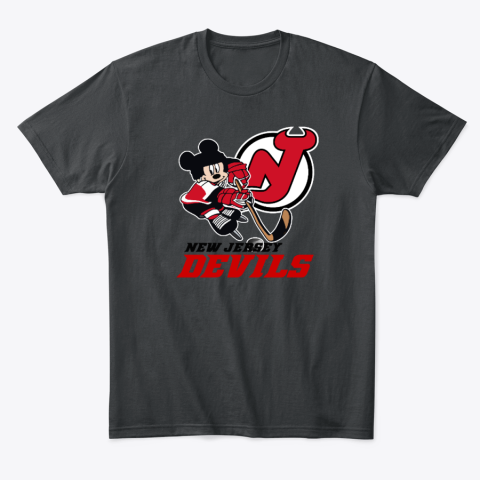 zcdf new jersey devils mickey mouse classic t shirt 2 front black
