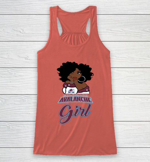 Colorado Avalanche Girl NHL Racerback Tank 4