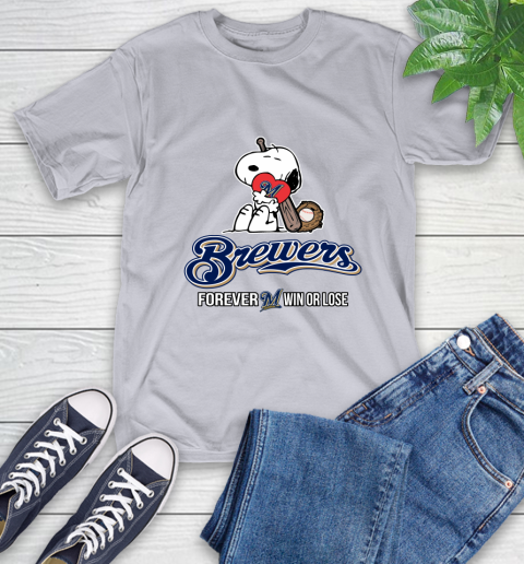 MLB The Peanuts Movie Snoopy Forever Win Or Lose Baseball Milwaukee Brewers 6
