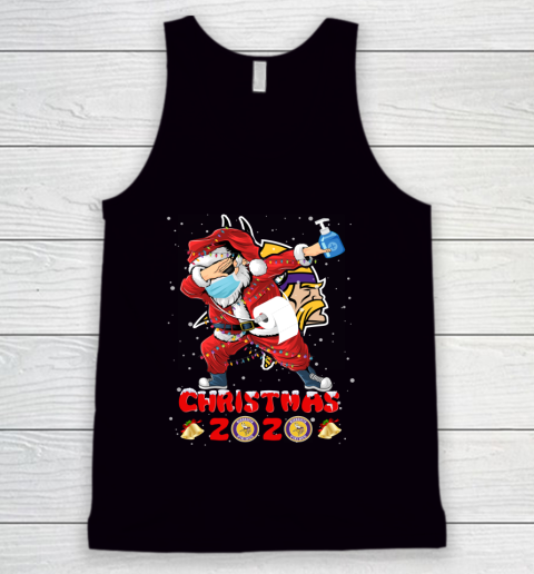 Minnesota Vikings Funny Santa Claus Dabbing Christmas 2020 NFL Tank Top