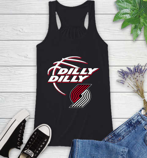 NBA Portland Trail Blazers Dilly Dilly Basketball Sports Racerback Tank 2