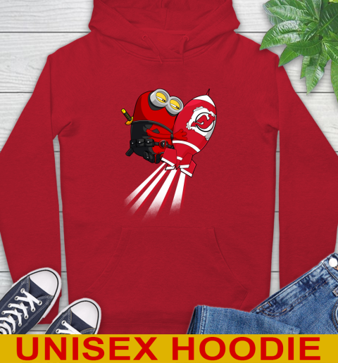 NHL Hockey New Jersey Devils Deadpool Minion Marvel Shirt Hoodie 10