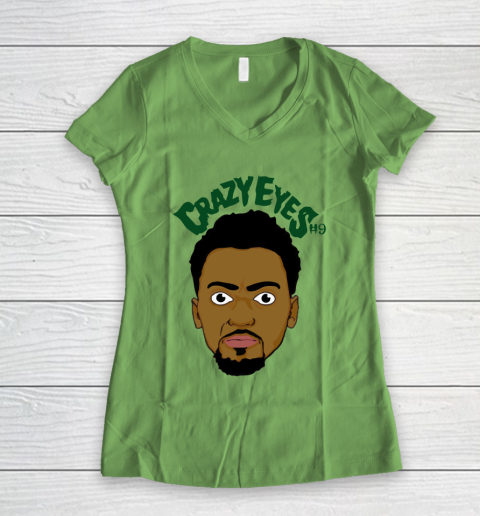 Bobby Portis Jr Crazy Eyes Women's V-Neck T-Shirt 5