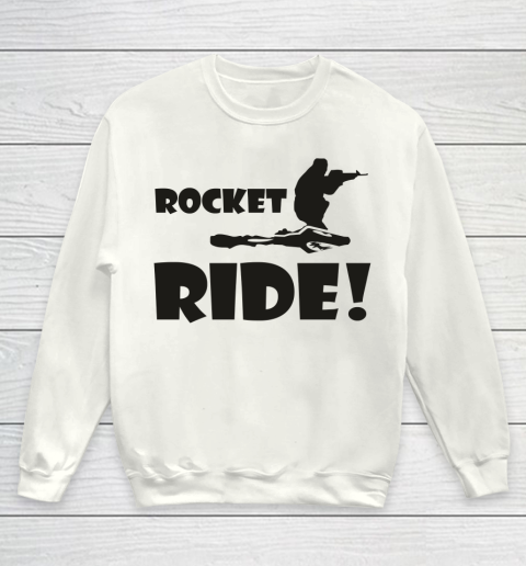 Fortnite Tshirt Rocket Ride! A Gaming Youth Sweatshirt