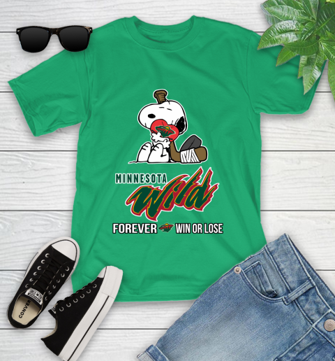 NHL The Peanuts Movie Snoopy Forever Win Or Lose Hockey Minnesota Wild 108
