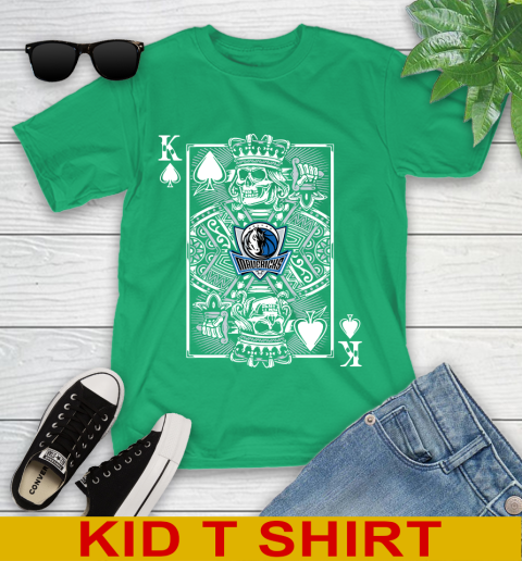 Dallas Mavericks NBA Basketball The King Of Spades Death Cards Shirt Youth T-Shirt 7