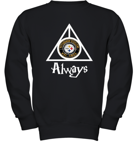 Always Love The Pittsburgh Steelers x Harry Potter Mashup Youth Sweatshirt
