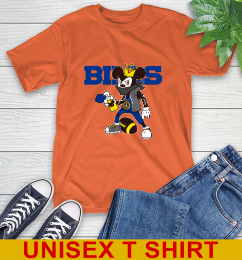 Buffalo Bills NFL Football Mickey Peace Sign Sports T-Shirt 5