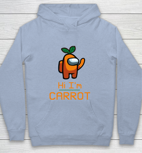 Among Us Shirt IM CARROT ORANGE AMONG A7 Youth Hoodie 5