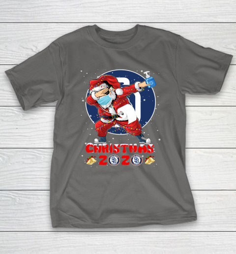 San Diego Padres Funny Santa Claus Dabbing Christmas 2020 MLB T-Shirt 8