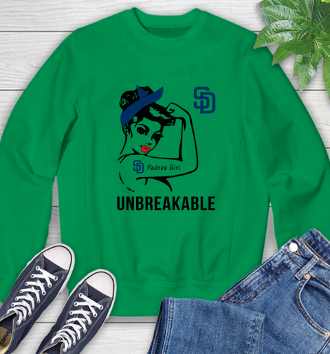 MLB San Diego Padres Girl Unbreakable Baseball Sports Sweatshirt 4