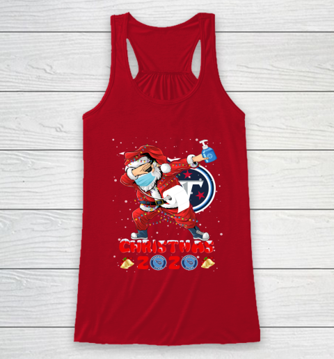 Tennessee Titans Funny Santa Claus Dabbing Christmas 2020 NFL Racerback Tank 4
