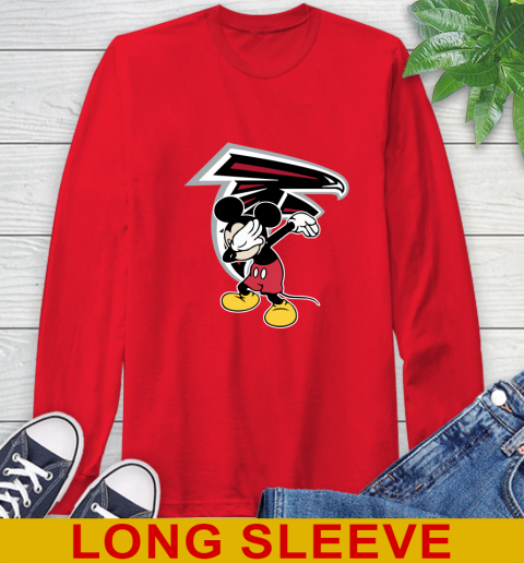 Atlanta Falcons NFL Football Dabbing Mickey Disney Sports Long Sleeve T-Shirt 10