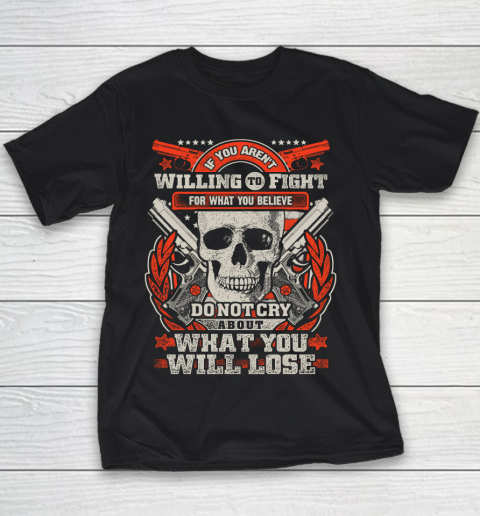 Veteran Shirt Gun Control Willing To Fight Youth T-Shirt