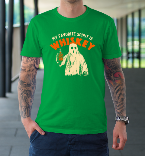 My Favorite Spirit Is Whiskey Halloween T-Shirt 5