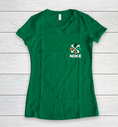 Jordan 12 University Gold Women's V-Neck T-Shirt 3
