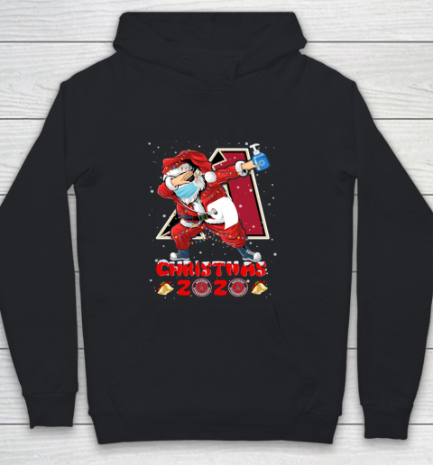 Arizona Diamondbacks Funny Santa Claus Dabbing Christmas 2020 MLB Youth Hoodie