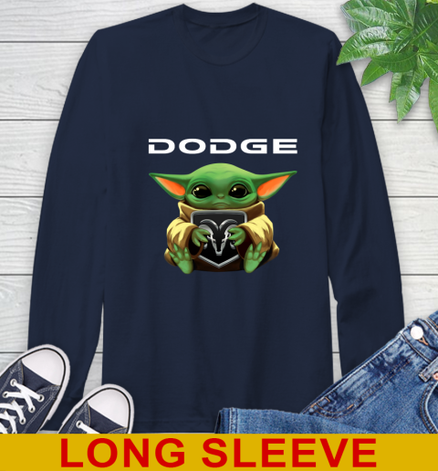 Star Wars Baby Yoda Hugs Dodge Car Shirt 57