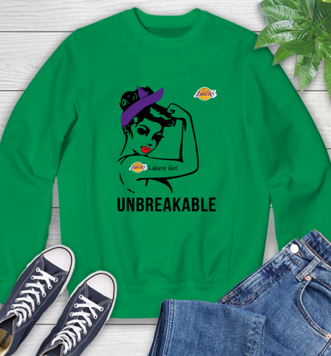 NBA Los Angeles Lakers Girl Unbreakable Basketball Sports Sweatshirt 4