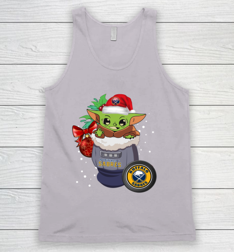 Buffalo Sabres Christmas Baby Yoda Star Wars Funny Happy NHL Tank Top 4