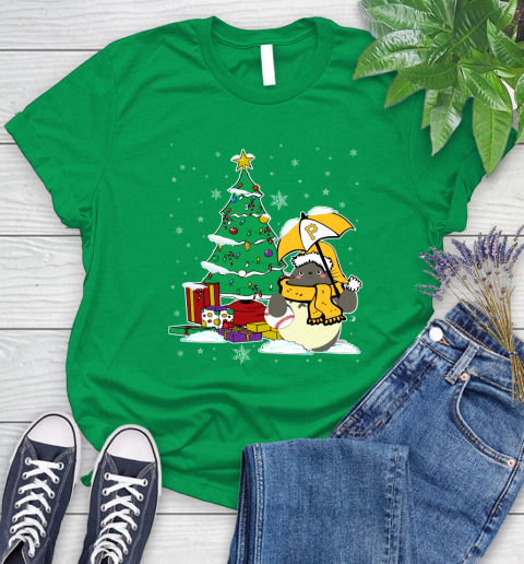 Pittsburgh Pirates MLB Baseball Cute Tonari No Totoro Christmas Sports Women's T-Shirt 9