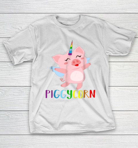 Cute Piggycorn t shirt flying wing pig unicorn T-Shirt
