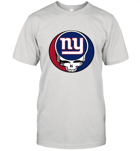 NFL Team New York Giants x Grateful Dead Logo Band Unisex Jersey Tee