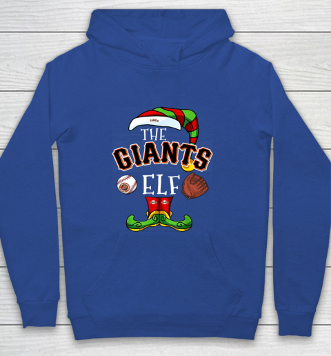 San Francisco Giants Christmas ELF Funny MLB Youth Hoodie 6