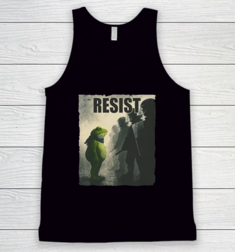 Resist Portland Frog Protest Shirt Tank Top