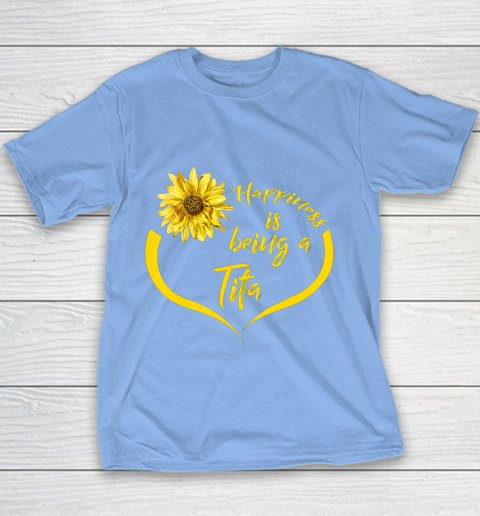 Womens Tita Gift Happiness Is Being A Tita Youth T-Shirt 8