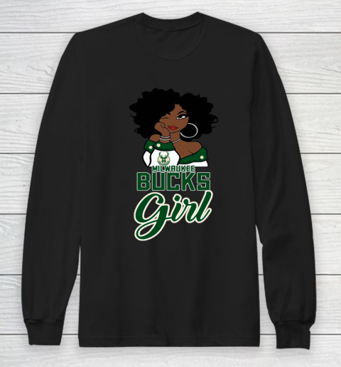 Milwaukee Bucks Girl NBA Long Sleeve T-Shirt