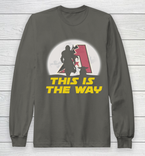 Arizona Diamondbacks MLB Baseball Star Wars Yoda And Mandalorian This Is The Way Long Sleeve T-Shirt 5
