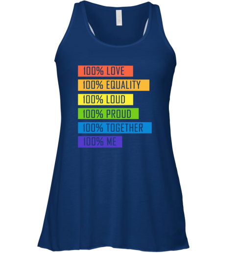 ix8e 100 love equality loud proud together 100 me lgbt flowy tank 32 front true royal