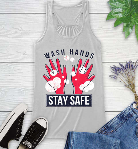 Nurse Shirt Wash your Hands and Stay Safe Virus Flu Funny Don't Panic T Shirt Racerback Tank