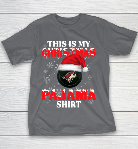 Arizona Coyotes This Is My Christmas Pajama Shirt NHL Youth T-Shirt 5