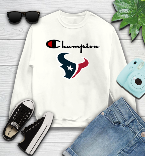 NFL Football Houston Texans Champion Shirt Youth Sweatshirt