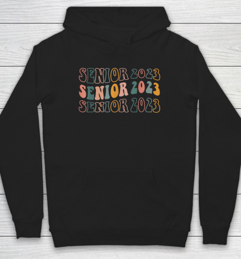 Senior 2023 Retro Class Of 2023 Seniors Graduation 23 Hoodie Tee For Senior 2023 Retro Class Of 2023 Seniors Graduation 23 Hoodie Tee For