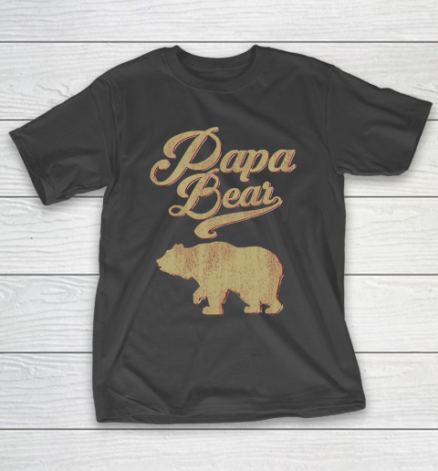 Father's Day Funny Gift Ideas Apparel  Vintage Papa Bear Father T-Shirt