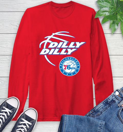 NBA Philadelphia 76ers Dilly Dilly Basketball Sports Long Sleeve T-Shirt 10